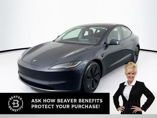 Solid Black 2024 Tesla Model 3 Long Range