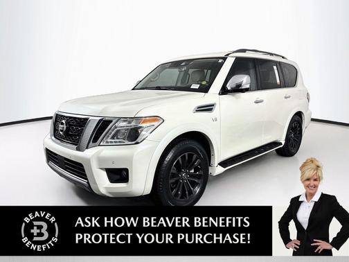 Pearl White Tricoat 2020 Nissan Armada Platinum 2WD