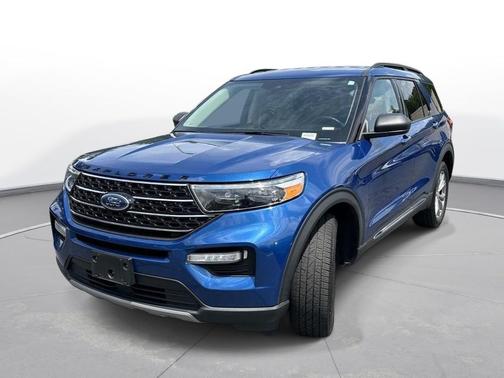 Atlas Blue Metallic 2021 Ford Explorer XLT