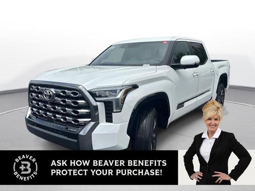 Wind Chill Pearl 2025 Toyota Tundra Platinum