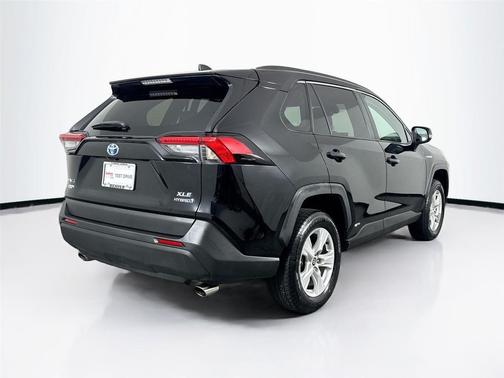 Midnight Black Metallic 2021 Toyota RAV4 Hybrid XLE