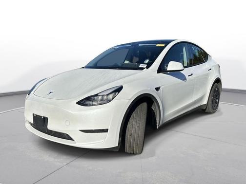 Pearl White Multi-Coat 2023 Tesla Model Y Long Range Dual Motor All-Wheel Drive