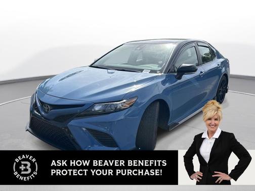 Cavalry Blue/Midnight Black Metallic 2022 Toyota Camry TRD