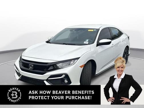 Platinum White Pearl 2021 Honda Civic Sport