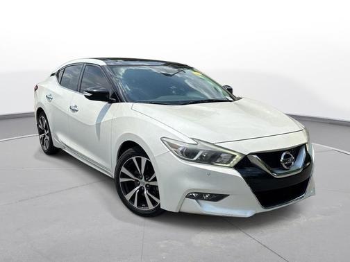 Pearl White 2016 Nissan Maxima 3.5 SL