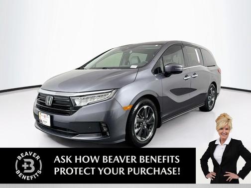 Modern Steel Metallic 2024 Honda Odyssey Elite