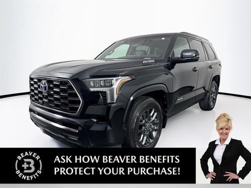 Midnight Black Metallic 2023 Toyota Sequoia Platinum