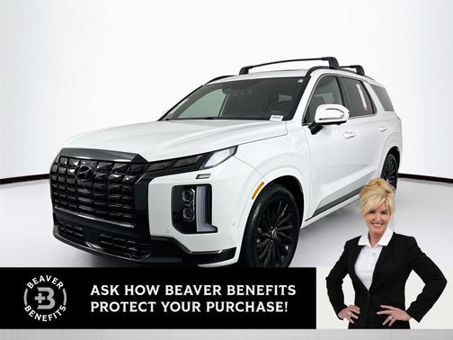 Hyper White 2025 Hyundai PALISADE Calligraphy Night Edition