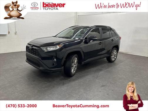 Midnight Black Metallic 2020 Toyota RAV4 XLE Premium