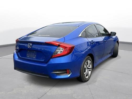 Aegean Blue Metallic 2017 Honda Civic LX