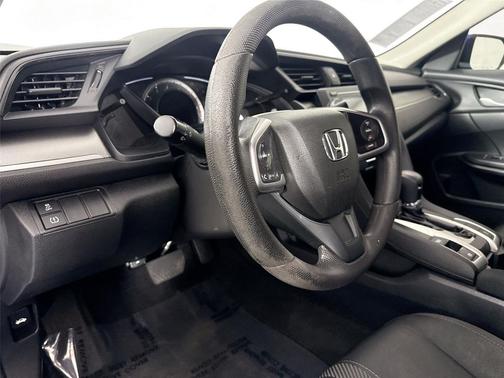 Aegean Blue Metallic 2017 Honda Civic LX