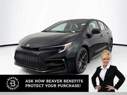 Midnight Black Metallic 2026 Toyota Corolla SE