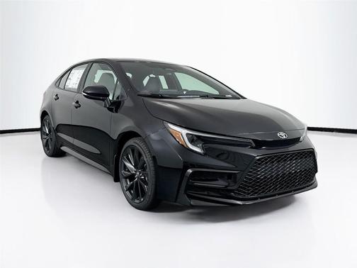 Midnight Black Metallic 2026 Toyota Corolla SE