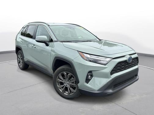 Lunar Rock 2022 Toyota RAV4 Hybrid XLE Premium