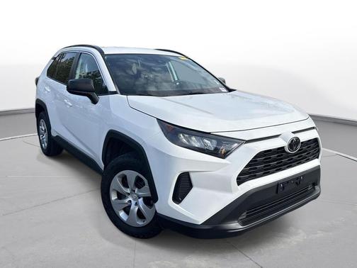 Super White 2019 Toyota RAV4 LE