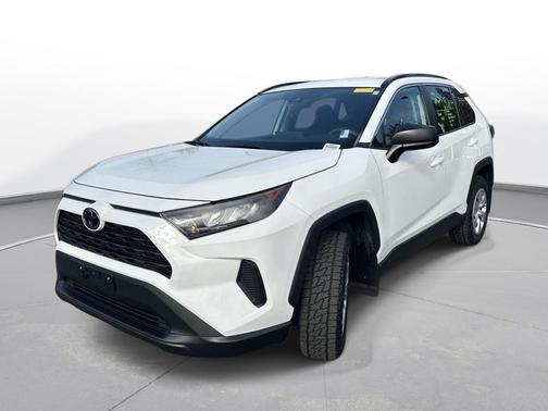 Super White 2019 Toyota RAV4 LE