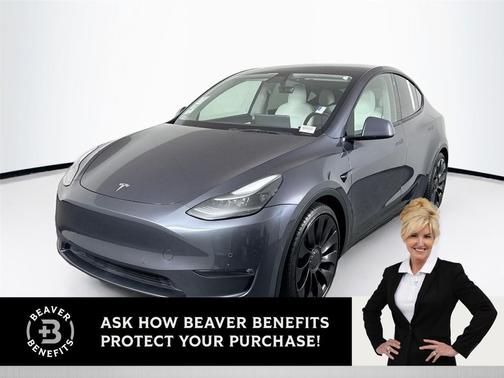 Midnight Silver Metallic 2022 Tesla Model Y Performance Dual Motor All-Wheel Drive