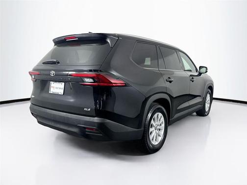 Midnight Black Metallic 2025 Toyota Grand Highlander XLE