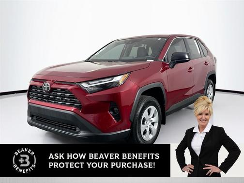 Ruby Flare Pearl 2025 Toyota RAV4 LE