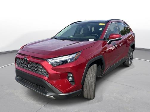 Ruby Flare Pearl 2025 Toyota RAV4 Hybrid Limited