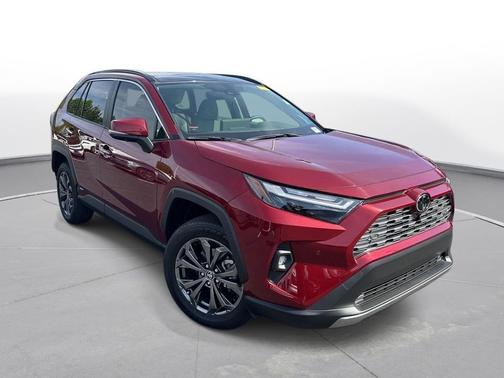 Ruby Flare Pearl 2025 Toyota RAV4 Hybrid Limited