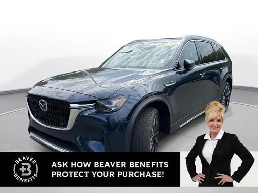 Deep Crystal Blue Mica 2025 Mazda CX-90 PHEV Premium Plus