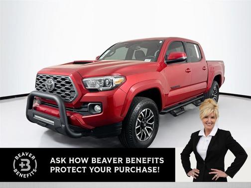 Barcelona Red Metallic 2022 Toyota Tacoma TRD Sport
