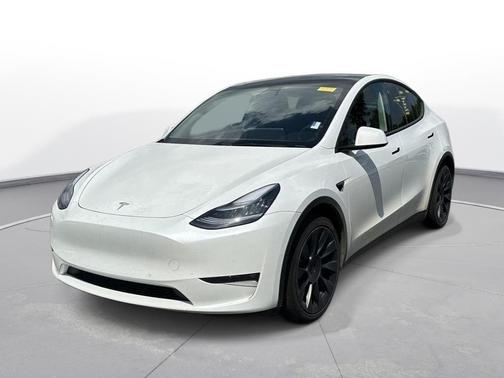 Pearl White Multi-Coat 2021 Tesla Model Y Long Range Dual Motor All-Wheel Drive