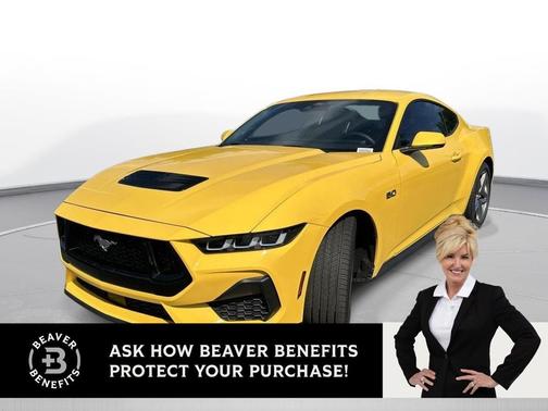 Yellow Splash Metallic Tri-coat 2024 Ford Mustang GT Premium