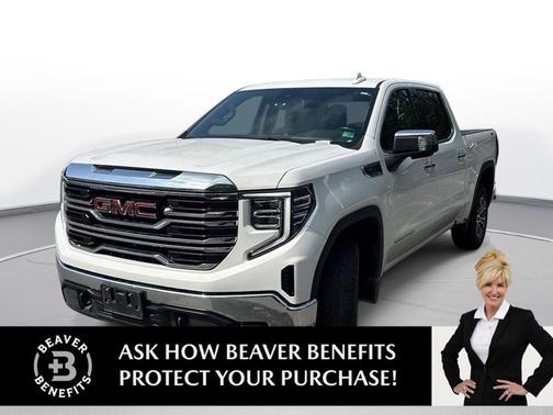 Summit White 2025 GMC Sierra 1500 SLT