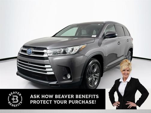 Predawn Gray Mica 2017 Toyota Highlander Hybrid Platinum