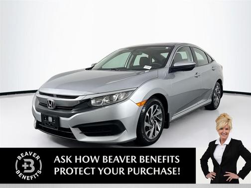 Lunar Silver Metallic 2016 Honda Civic EX