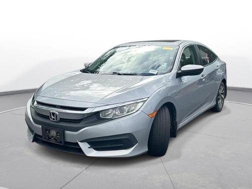 Lunar Silver Metallic 2016 Honda Civic EX