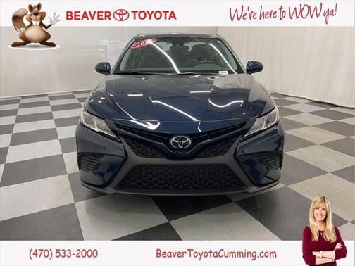 Galactic Aqua Mica 2019 Toyota Camry SE