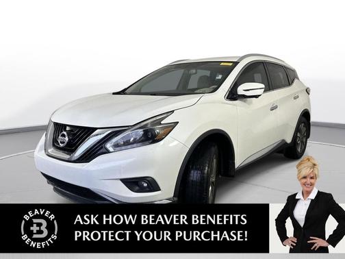 Pearl White 2018 Nissan Murano SL