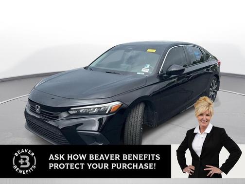 Crystal Black Pearl 2022 Honda Civic EX