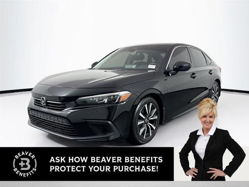 Crystal Black Pearl 2022 Honda Civic EX