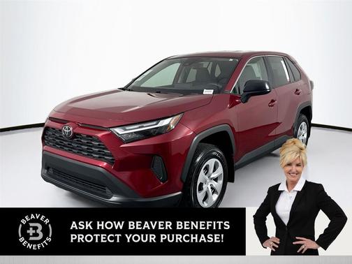 Ruby Flare Pearl 2025 Toyota RAV4 LE