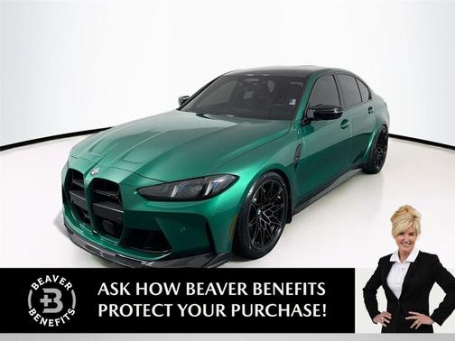 Isle of Man Green Metallic 2025 BMW M3 Competition xDrive