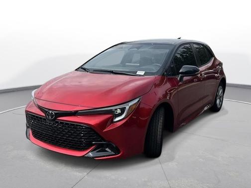 Finish Line Red/Midnight Black Metallic 2026 Toyota Corolla SE