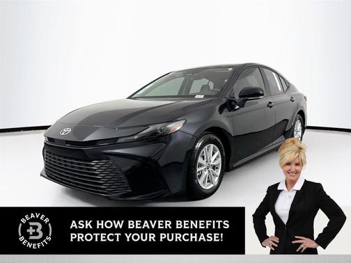 Midnight Black Metallic 2025 Toyota Camry LE