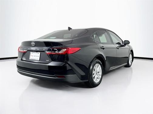 Midnight Black Metallic 2025 Toyota Camry LE