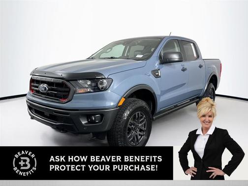 Azure Gray Metallic Tri-Coat 2023 Ford Ranger XLT