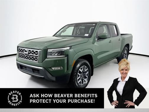 Tactical Green Metallic 2024 Nissan Frontier SL