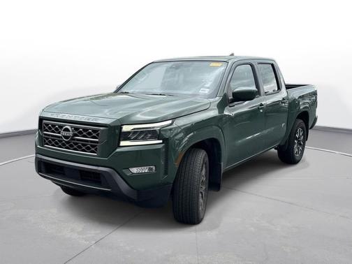 Tactical Green Metallic 2024 Nissan Frontier SL