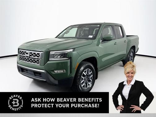Tactical Green Metallic 2024 Nissan Frontier SL