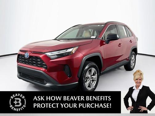 Ruby Flare Pearl 2023 Toyota RAV4 Hybrid LE