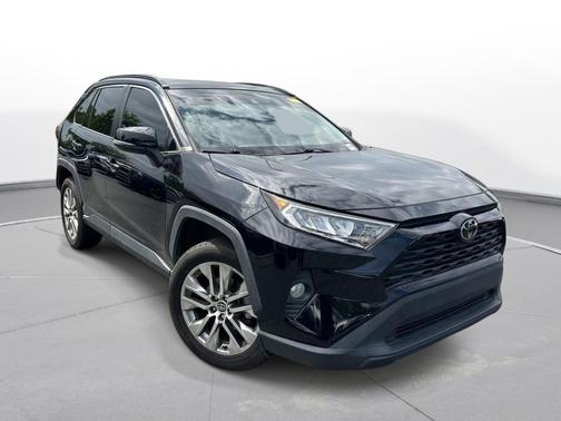 Midnight Black Metallic 2021 Toyota RAV4 XLE Premium