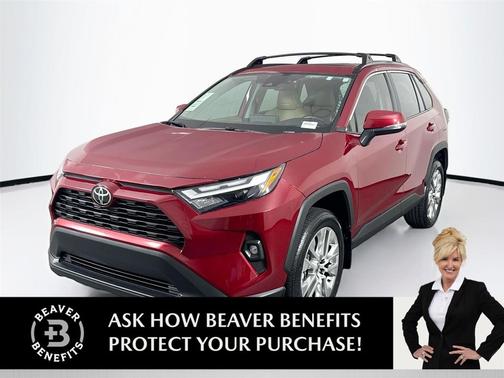 Ruby Flare Pearl 2025 Toyota RAV4 XLE Premium