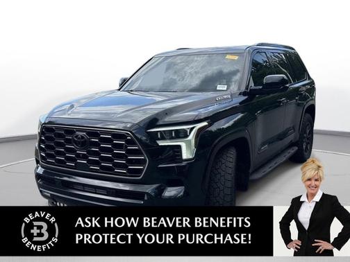 Midnight Black Metallic 2024 Toyota Sequoia Platinum